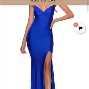 Worn once. It was so comfortable and beautiful, and the color was amazing